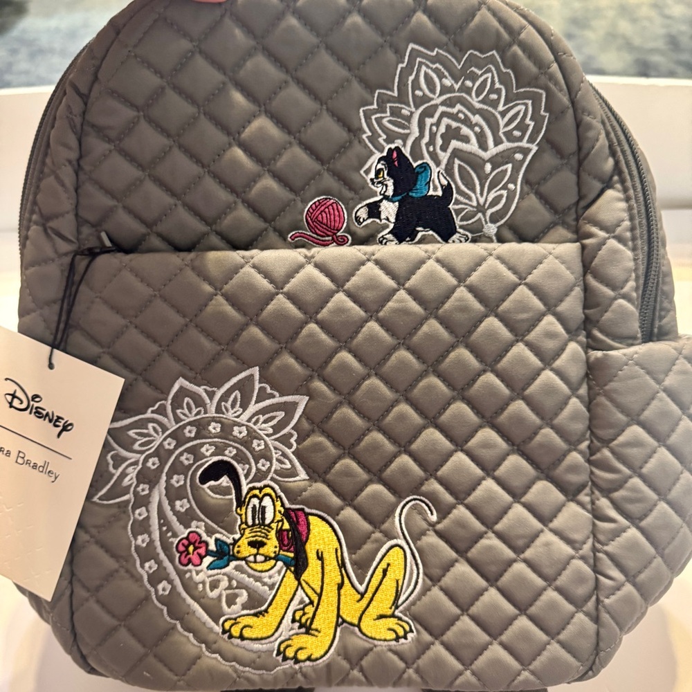 NWT. Vera Bradley Disney Small Backpack in Cotton - Picture 2 of 16